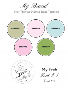 Copy of Start Thriving Mamas Brand Board (1)